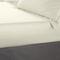 Catherine Lansfield Silky Soft Satin Bed Linen Fitted Sheet Champagne