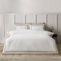 Catherine Lansfield So Soft Mono Panel Duvet Cover Bedding Set Natural