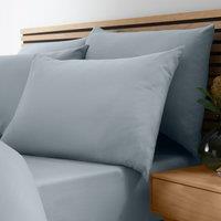 Catherine Lansfield So Soft Non-Iron Bed Linen Fitted Sheet Slate