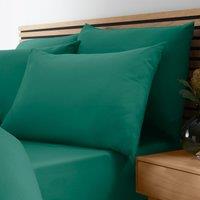 Catherine Lansfield So Soft Non-Iron Bed Linen Fitted Sheet Teal