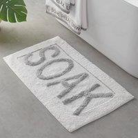 Catherine Lansfield Soak Absorbent Bath Mat White