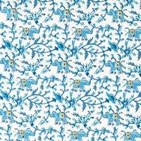 Clarke & Clarke Hathi Fabric Cobalt
