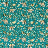 Clarke & Clarke Hathi Fabric Teal
