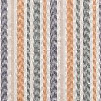 Tiverton Stripe Fabric Burnt Orange
