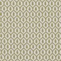 Samos Geometric Woven Fabric Moss