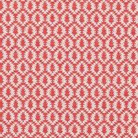 Samos Geometric Woven Fabric Paprika