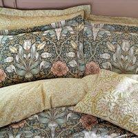William Morris At Home Spring Thicket Pair of Oxford Pillowcases Mineral