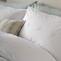 Laura Ashley Keeleigh Posy Pair of Oxford Pillowcases White