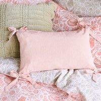 Laura Ashley Flaxley Stripe 30cm x 50cm Filled Boudoir Pink