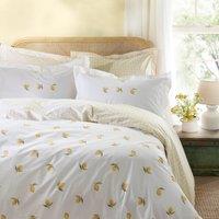 Sophie Allport Lemons Duvet Cover Bedding Set White Yellow