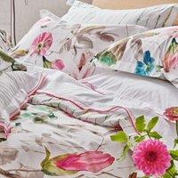 Designers Guild Japanese Magnolia Pair of Oxford Pillowcases Fuchsia