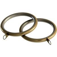 ECO PK 35mm Lined 10 Pack of Rings Antique Brass