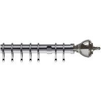 Vienna 35mm Metal Curtain Pole Chrome