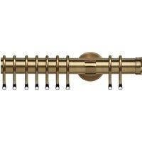 End Cap 35mm IDC Metal Curtain Pole Antique Brass