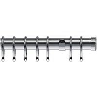 End Cap 35mm Metal Curtain Pole Chrome