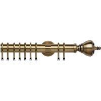 Vienna 35mm IDC Metal Curtain Pole Antique Brass