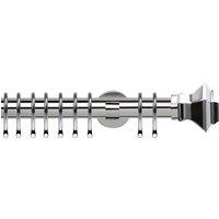 Aztec 35mm IDC Metal Curtain Pole Chrome