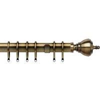 Vienna 35mm Metal Curtain Pole Antique Brass