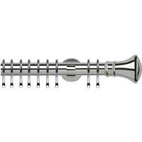 Trumpet 35mm IDC Metal Curtain Pole Chrome