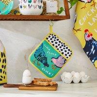 Ulster Weavers Chick Chicken Thermal Pot Mitt Oven Glove Yellow