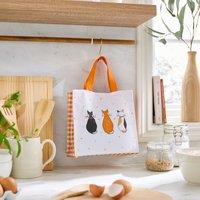 Ulster Weavers Cats In Waiting PVC Bag Orange