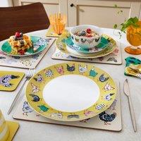 Ulster Weavers Chick Chicken Porcelain Dinner Plate Yellow