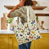 Ulster Weavers Butterfly Grove Canvas Shoulder Bag Blue