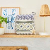 Ulster Weavers Coastal Treasures Thermal Pot Mitt Oven Glove Blue