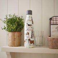 Ulster Weavers Country Dogs Thermal Stainless Steel Water Bottle Brown