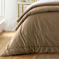 Appletree Harlan Velvet Touch 235cm x 235cm Bedspread Set Taupe