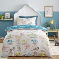 Bedlam Skeleton Dino Childrens Bedding Natural