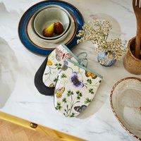 Ulster Weavers Butterfly Grove Pair of Microwave Mitts Blue