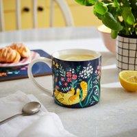 Ulster Weavers Marmalade Meadow Bone China Mug Navy