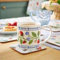 Ulster Weavers Strawberry Patch Bone China Mug Green