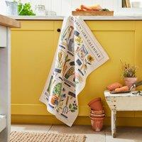 Ulster Weavers Time to Grow Garden Jobs Cotton Tea Towel Green