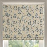 ANTE DECOR Willow Printed Cotton Made To Measure Roman Blind Delft
