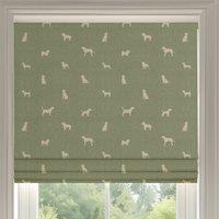 ANTE DECOR Woof Printed Cotton Made To Measure Roman Blind Sage