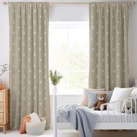 ANTE DECOR Ballerinas Printed Cotton Made To Measure Curtains Toasted Marshmallow