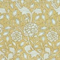 William Morris At Home Wild Tulip Fabric Ochre