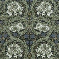 William Morris At Home African Marigold Velvet Fabric Cornflower