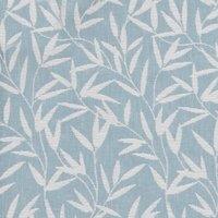 Laura Ashley Willow Leaf Chenille Fabric Pale Seaspray