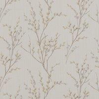 Laura Ashley Pussy Willow Fabric Dove Grey