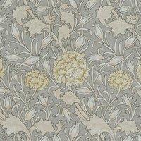 William Morris At Home Wild Tulip Fabric Limestone