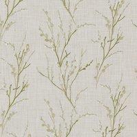 Laura Ashley Pussy Willow Embroidered Fabric Hedgerow