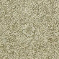William Morris At Home Marigold Velvet Fabric Jute