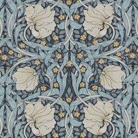 William Morris At Home Pimpernel Fabric Indigo