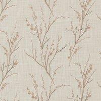 Laura Ashley Pussy Willow Embroidered Fabric Blush