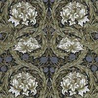 William Morris At Home African Marigold Fabric Cornflower