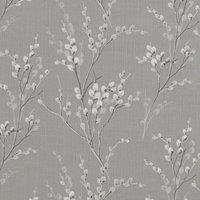 Laura Ashley Pussy Willow Fabric Steel