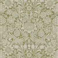 William Morris At Home Sunflower Fabric Artichoke